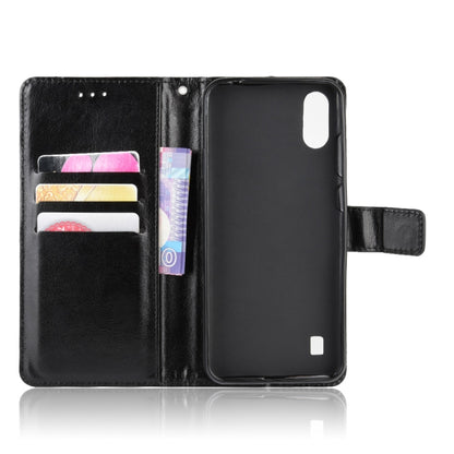 For ZTE Blade A5 2020 Retro Crazy Horse Texture Horizontal Flip Leather Case with Holder & Card Slots & Photo Frame