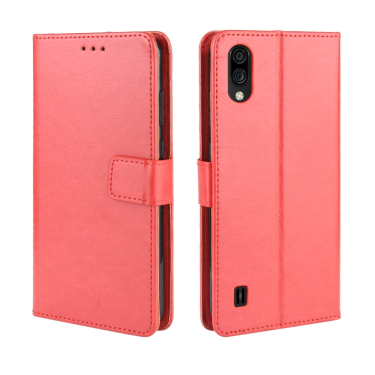 For ZTE Blade A5 2020 Retro Crazy Horse Texture Horizontal Flip Leather Case with Holder & Card Slots & Photo Frame