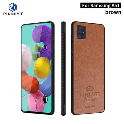 PINWUYO Pin Rui Series Classical Leather Texture PC + TPU Waterproof  Anti-fall All-inclusive Protective Case Shell