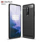 For OnePlus 8 Brushed Texture Carbon Fiber Shockproof TPU Case, For OnePlus 8