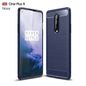 For OnePlus 8 Brushed Texture Carbon Fiber Shockproof TPU Case, For OnePlus 8