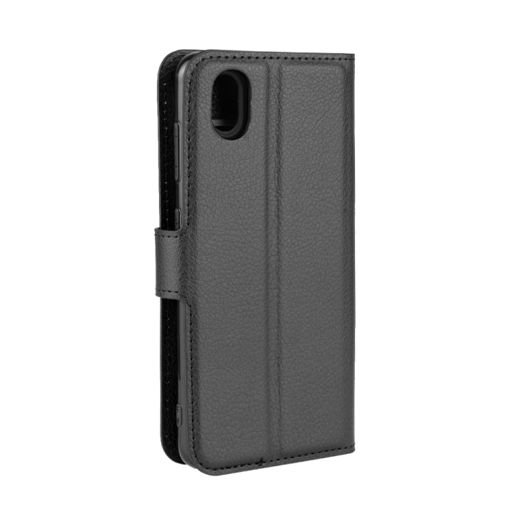 For ZTE A3 2020 Litchi Texture Horizontal Flip Protective Case with Holder & Card Slots & Wallet