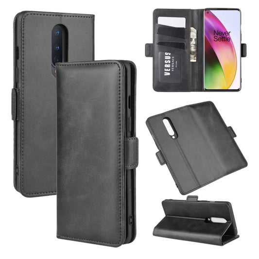 For OnePlus 8 Dual-side Magnetic Buckle Horizontal Flip Leather Case with Holder & Card Slots & Wallet