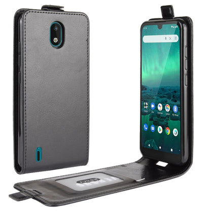 For Nokia 1.3 R64 Texture Single Vertical Flip Leather Protective Case with Card Slots & Photo Frame