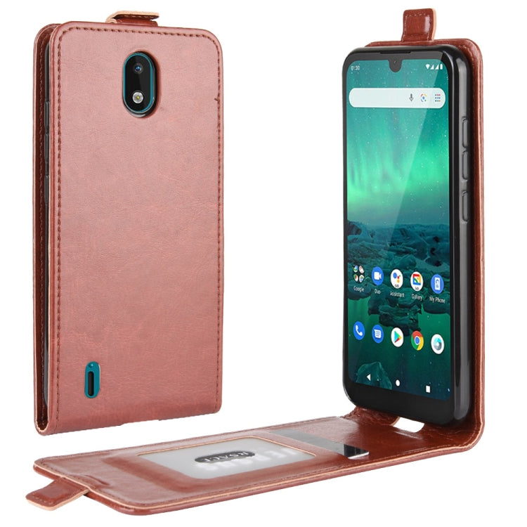 For Nokia 1.3 R64 Texture Single Vertical Flip Leather Protective Case with Card Slots & Photo Frame