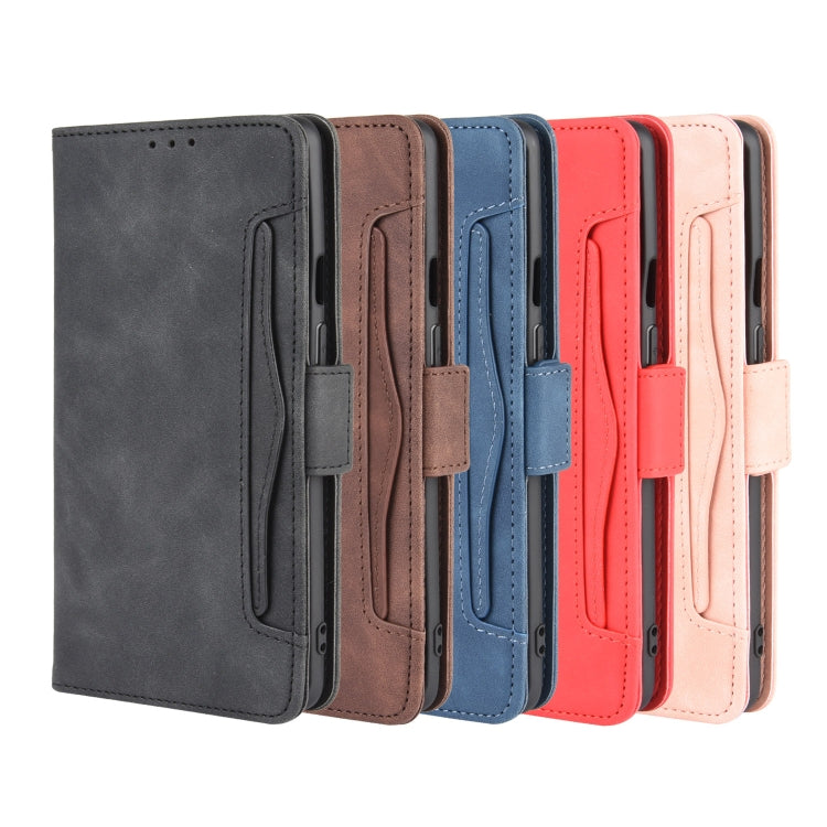 For OnePlus 8 Pro Wallet Style Skin Feel Calf Pattern Leather Case ，with Separate Card Slot