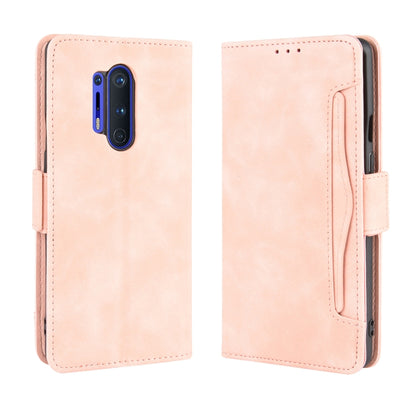 For OnePlus 8 Pro Wallet Style Skin Feel Calf Pattern Leather Case ，with Separate Card Slot