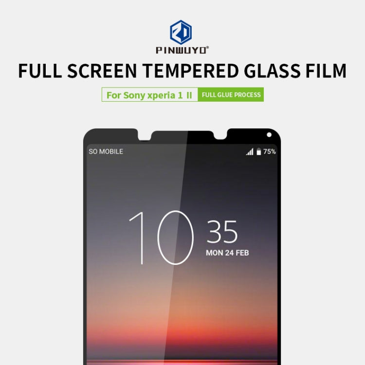 PINWUYO 9H 2.5D Full Screen Tempered Glass Film