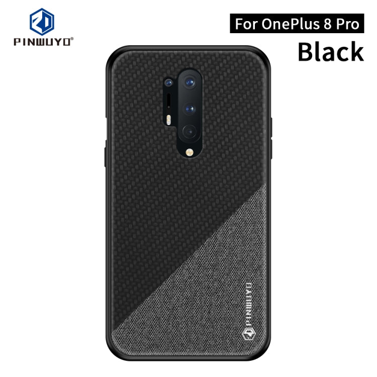 PINWUYO Rong Series  Shockproof PC + TPU+ Chemical Fiber Cloth Protective Cover