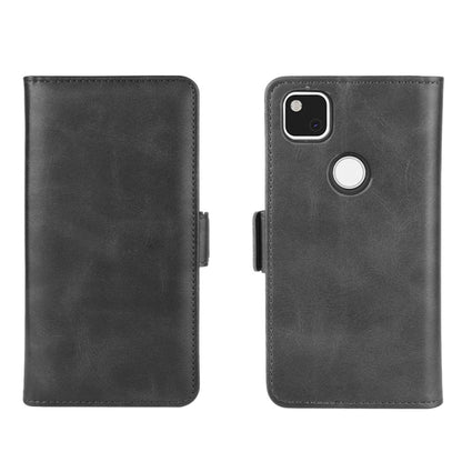 For Google Pixel 4a Dual-side Magnetic Buckle Horizontal Flip Leather Case with Holder & Card Slots & Wallet