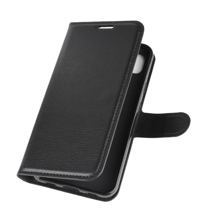 For Google Pixel 4a Litchi Texture Horizontal Flip Protective Case with Holder & Card Slots & Wallet