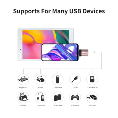 ENKAY ENK-AT101 Aluminium Alloy USB-C / Type-C to USB 3.0 OTG Data Adapter Converter, ENK-AT101