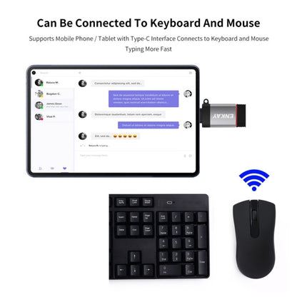 ENKAY ENK-AT101 Aluminium Alloy USB-C / Type-C to USB 3.0 OTG Data Adapter Converter, ENK-AT101