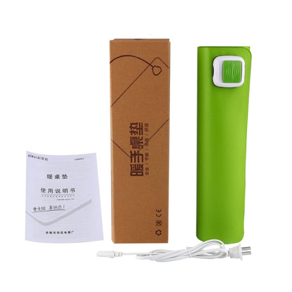 220V Electric Hot Plate Writing Desk Warm Table Mat Blanket Office Mouse Heating Warm Computer Hand Warmer Desktop Heating Plate, Black Big Size