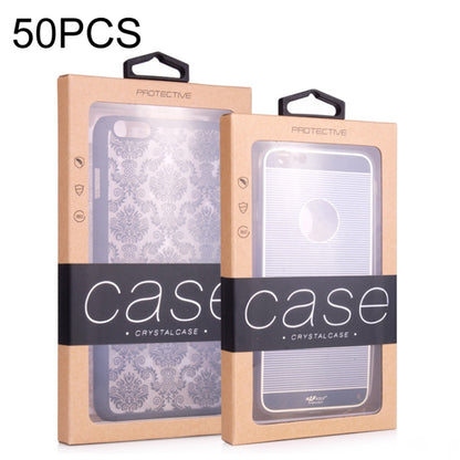 50 PCS Kraft Paper Phone Case Leather Case Packaging Box