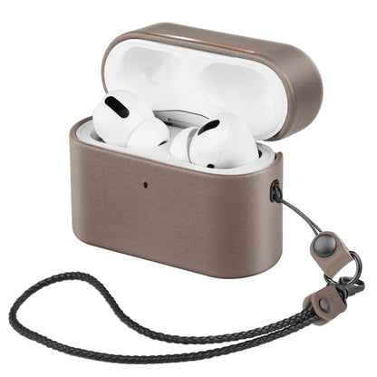 Wireless Earphone Protective Shell Leather Case Split Storage Box