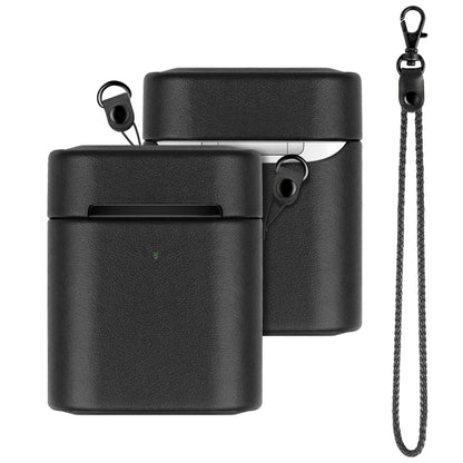 Wireless Earphone Protective Shell Leather Case Split Storage Box