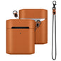 Wireless Earphone Protective Shell Leather Case Split Storage Box