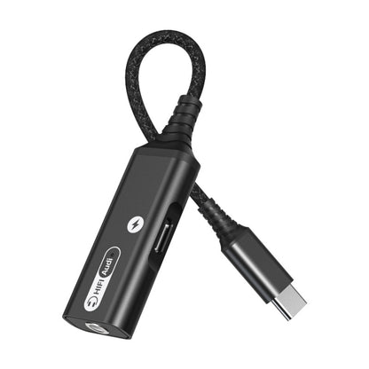 MH339A Type-c / USB-c Adapter Cable Mobile Phone Live Audio Charging Cable, MH339A (Gray), MH339A (Black)