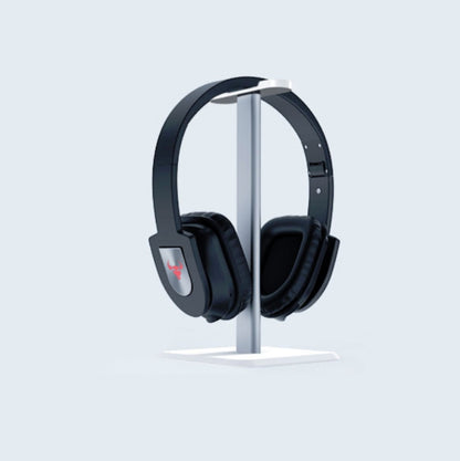 Headphone Holder Internet Cafe Headset Display Stand, White, Black