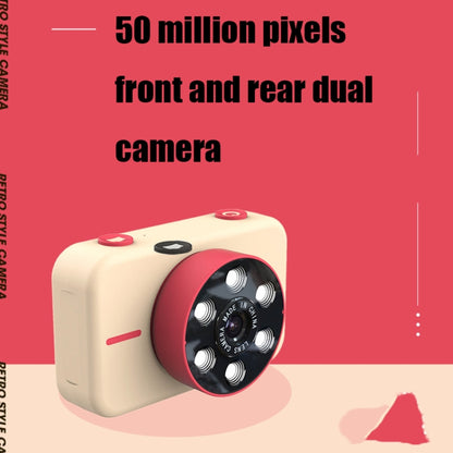 4K HD Mini Children Camera Front and Rear Dual Camera 50 Million Pixel Digital Camera