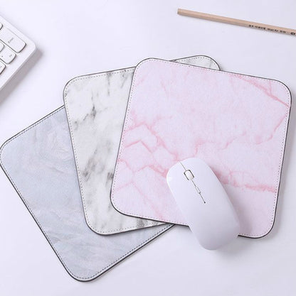 Office Desk Mat Marble Pattern Desk Organizer School Supplies Mouse Desk Tools