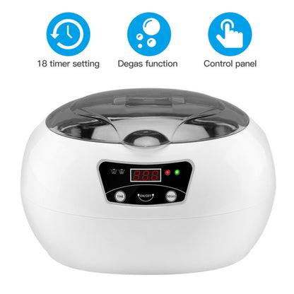 35W 600ml Mini Ultrasonic Cleaner Glasses Jewelry Household Ultrasonic Cleaner