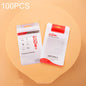 100 PCS Data Cable Packaging Bag Plastic Sealing Bag, 10.5x15cm, 8x14cm