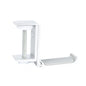 Headphone Bracket Internet Cafe Monitor Earphone Hanger Desktop Earphone Display Stand, Lock Clip Type (Silver), Paste Screw Type (Silver), Paste Screw Type (Black)