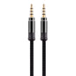 3.5mm Male To Male Car Stereo Gold-Plated Jack AUX Audio Cable For 3.5mm AUX Standard Digital Devices, 3m, 1.5m