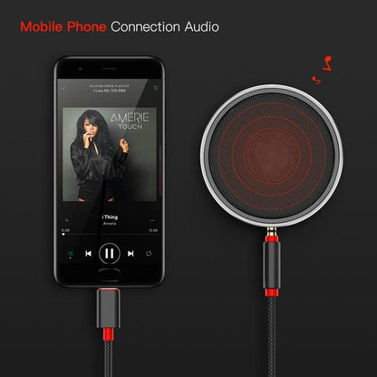 4 PCS 3.5mm To Type-C Audio Cable Microphone Recording Adapter Cable Mobile Phone Live Sound Card Cable, Black, Gold, Pink, Blue