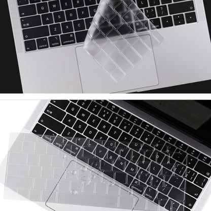 0.13mm Transparent TPU Laptop Keyboard Protective Film, For MacBook Air 13.3 inch A1369 & A1466, For MacBook Pro 13.3 inch A1706 & A1989 & A2159 (with Touch Bar), For MacBook Pro 15.4 inch A1707 & A1990 (with Touch Bar)