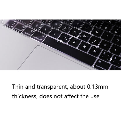 0.13mm Transparent TPU Laptop Keyboard Protective Film, For MacBook Air 13.3 inch A1369 & A1466, For MacBook Pro 13.3 inch A1706 & A1989 & A2159 (with Touch Bar), For MacBook Pro 15.4 inch A1707 & A1990 (with Touch Bar)