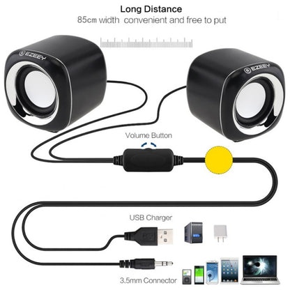 YEEZE A1 Multimedia USB2.0 Desktop Speaker Mini Computer Notebook Speaker