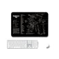 2 PCS Heat Transfer Non-Slip Single-Sided Office Gaming Mouse Pad, 2mm, 3mm