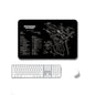 2 PCS Heat Transfer Non-Slip Single-Sided Office Gaming Mouse Pad, 2mm, 3mm
