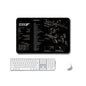 2 PCS Heat Transfer Non-Slip Single-Sided Office Gaming Mouse Pad, 2mm, 3mm
