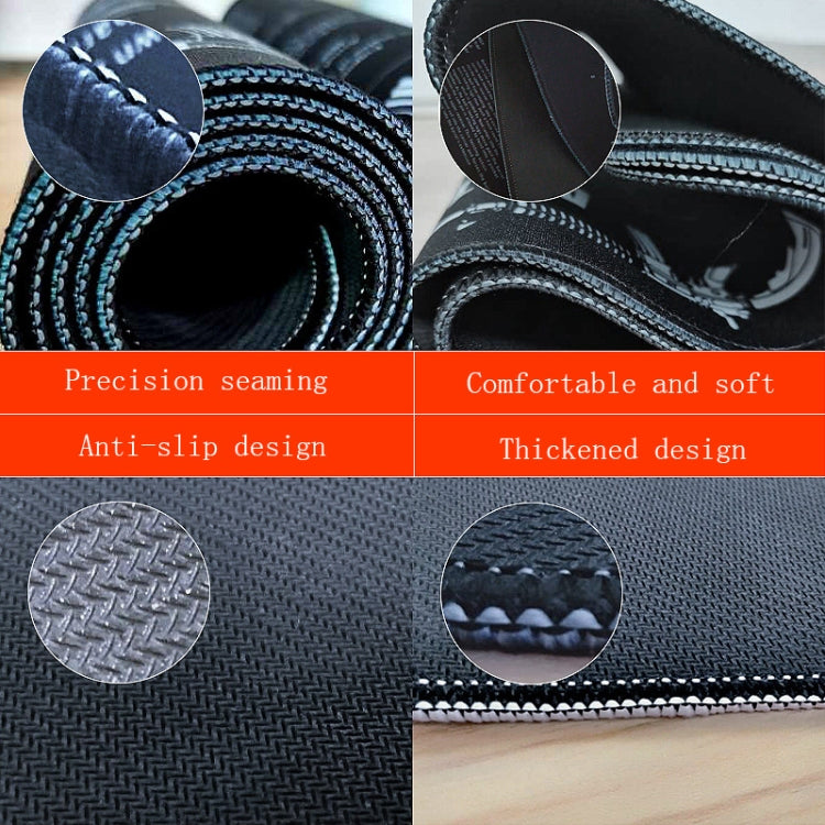 2 PCS Heat Transfer Non-Slip Single-Sided Office Gaming Mouse Pad