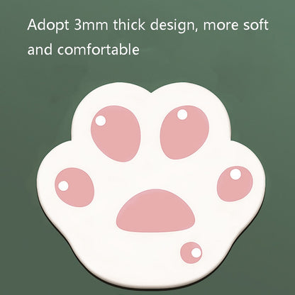 3 PCS XH12 Cats Claw Cute Cartoon Mouse Pad, Size: 280 x 250 x 3mm, White, Aquamarine, Marble, Light Blue, Lavender, Pink, Pink Purple, Skin Color, Grayish, Blue Yellow, Blue, Bright Blue, Green, Creamy-white, Ink Green, Dark Pink, Deep Pink White     ...