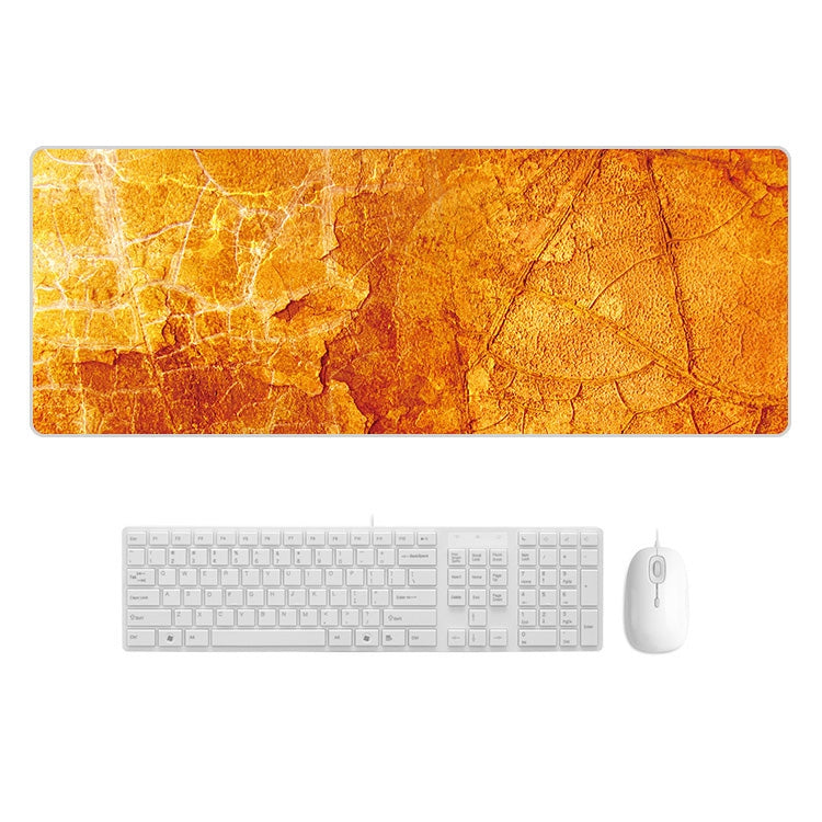Marbling Wear-Resistant Rubber Mouse Pad, 300x700x5mm, 300x800x2mm