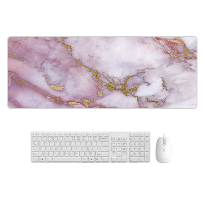 Marbling Wear-Resistant Rubber Mouse Pad, 400x900x4mm
