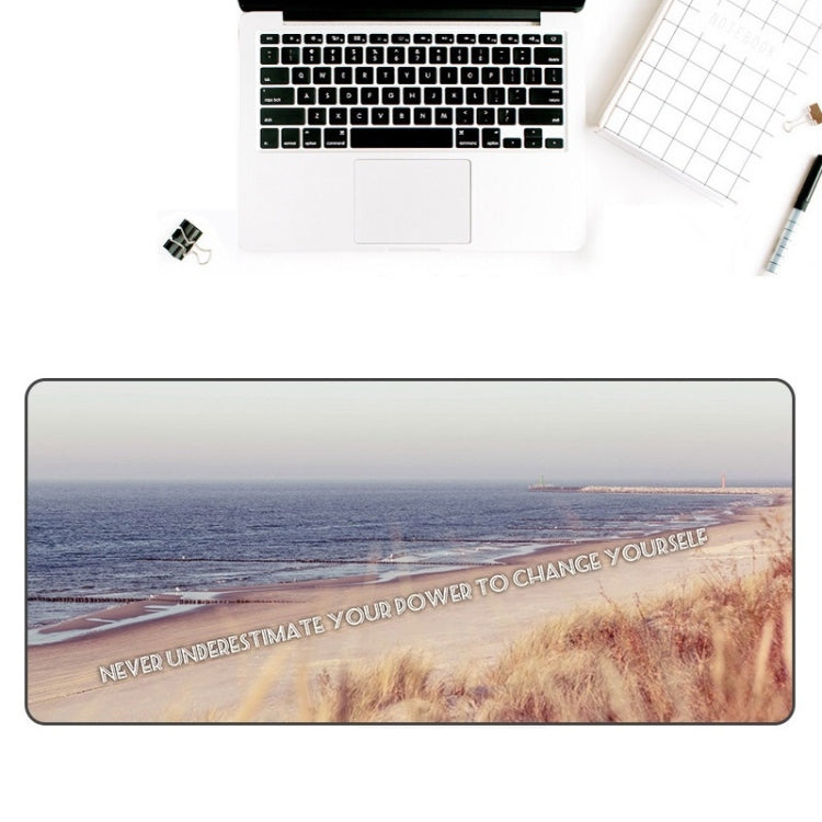 AM-DM01 Rubber Protect The Wrist Anti-Slip Office Study Mouse Pad, 300x700x3mm, 300x700x4mm