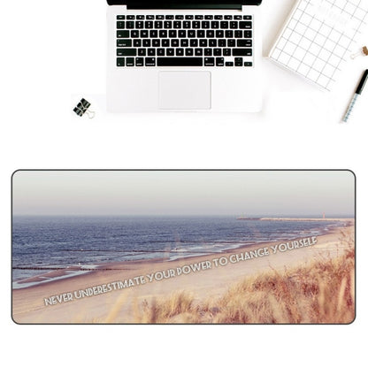 AM-DM01 Rubber Protect The Wrist Anti-Slip Office Study Mouse Pad, 300x700x3mm, 300x700x4mm