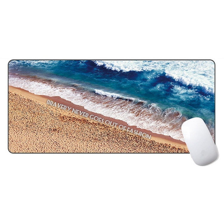 AM-DM01 Rubber Protect The Wrist Anti-Slip Office Study Mouse Pad, 400x900x2mm, 400x900x3mm