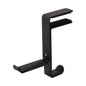 JD039 Metal Clip Earphone Holder Desktop Headset Hook, White, Black