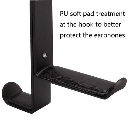 JD039 Metal Clip Earphone Holder Desktop Headset Hook