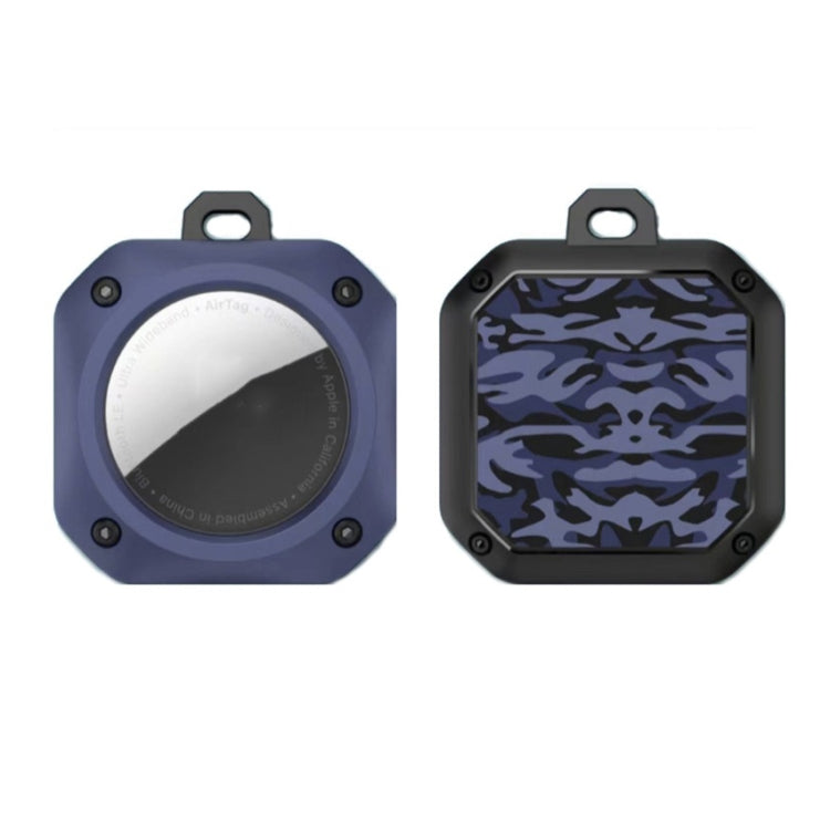 2 PCS For Apple Airtags Positioning Tracker Anti-Drop Anti-Lost Case Printing Protective Case, Yellow, White, Brown, Green, Blue, Black