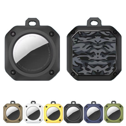 2 PCS For Apple Airtags Positioning Tracker Anti-Drop Anti-Lost Case Printing Protective Case, Yellow, White, Brown, Green, Blue, Black