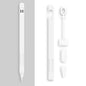 2 Sets 4 In 1 Stylus Silicone Protective Cover + Anti-Lost Rope Set For Apple Pencil 1