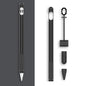 2 Sets 4 In 1 Stylus Silicone Protective Cover + Anti-Lost Rope Set For Apple Pencil 1